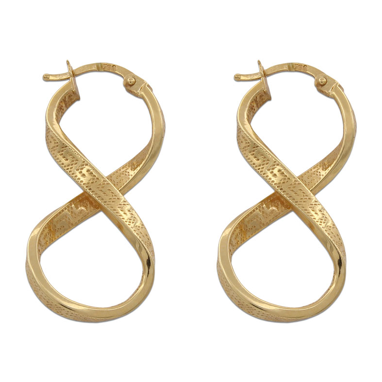 AROS ORO 18KL GRECA - 20X40MM | Lucarelli
