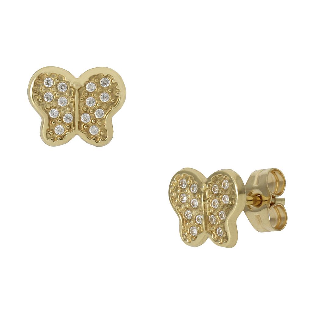 Pendientes Mariposa Oro